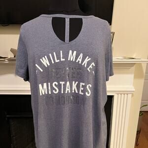 Lane Bryant women’s blue T-shirt